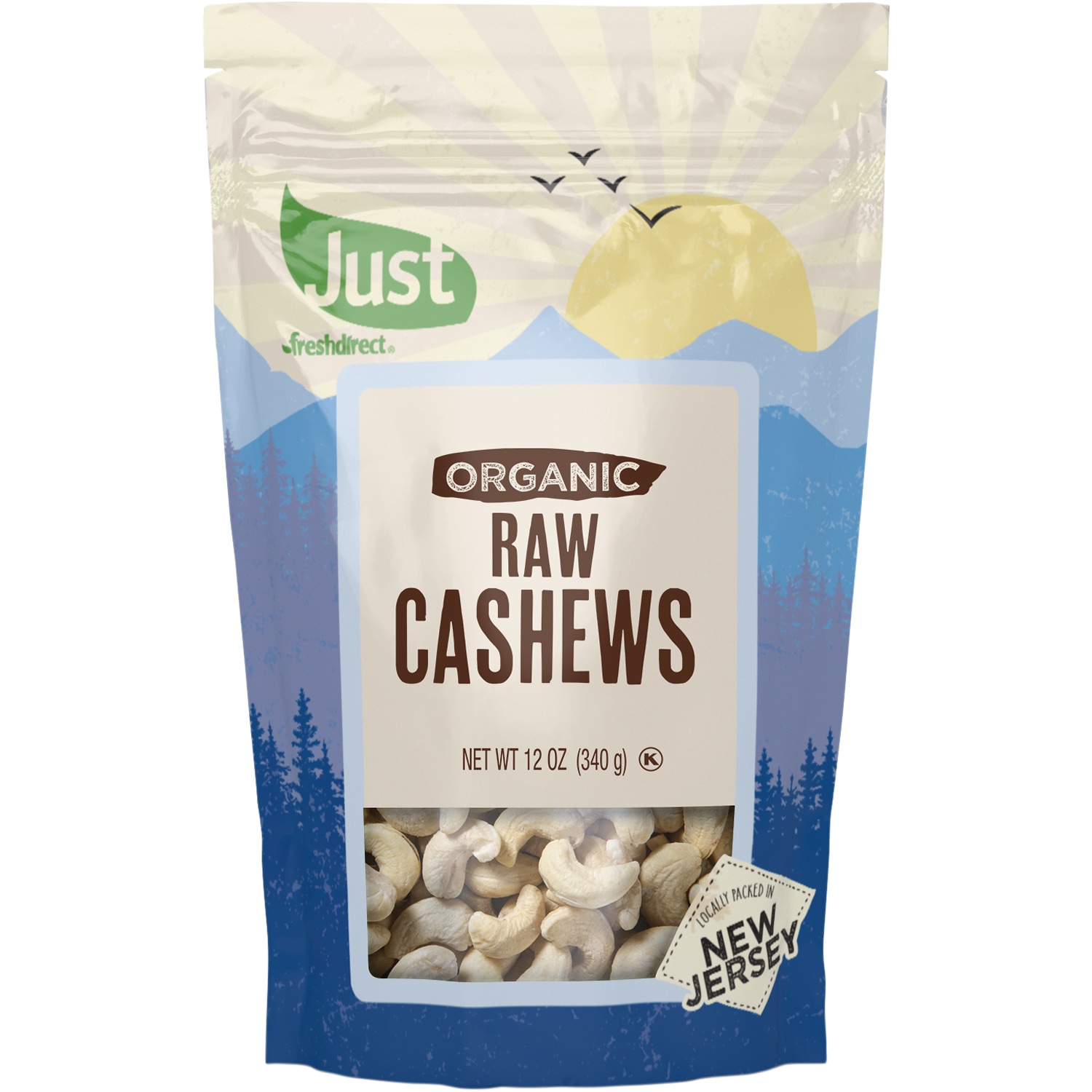 Just FreshDirect Organic Raw Cashews