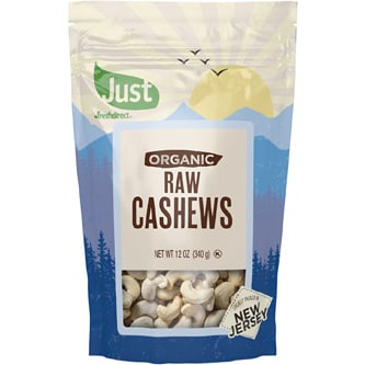 Just FreshDirect Organic Raw Cashews