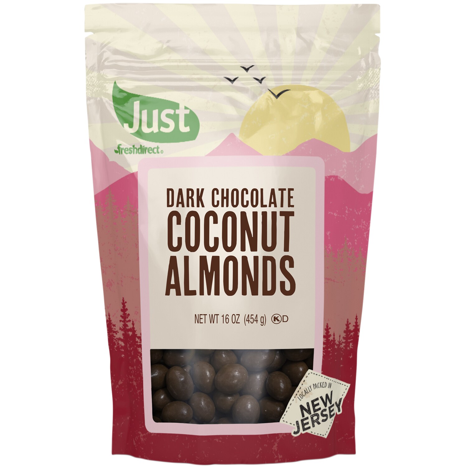 Just FreshDirect Dark Chocolate Coconut Almonds