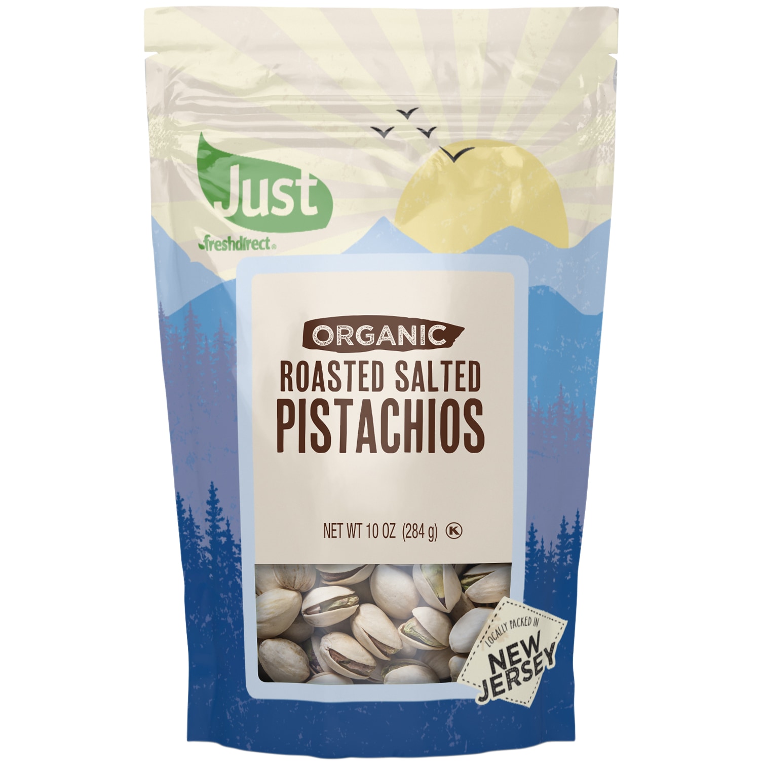 Just FreshDirect Organic Dry-Roasted Salted Pistachios