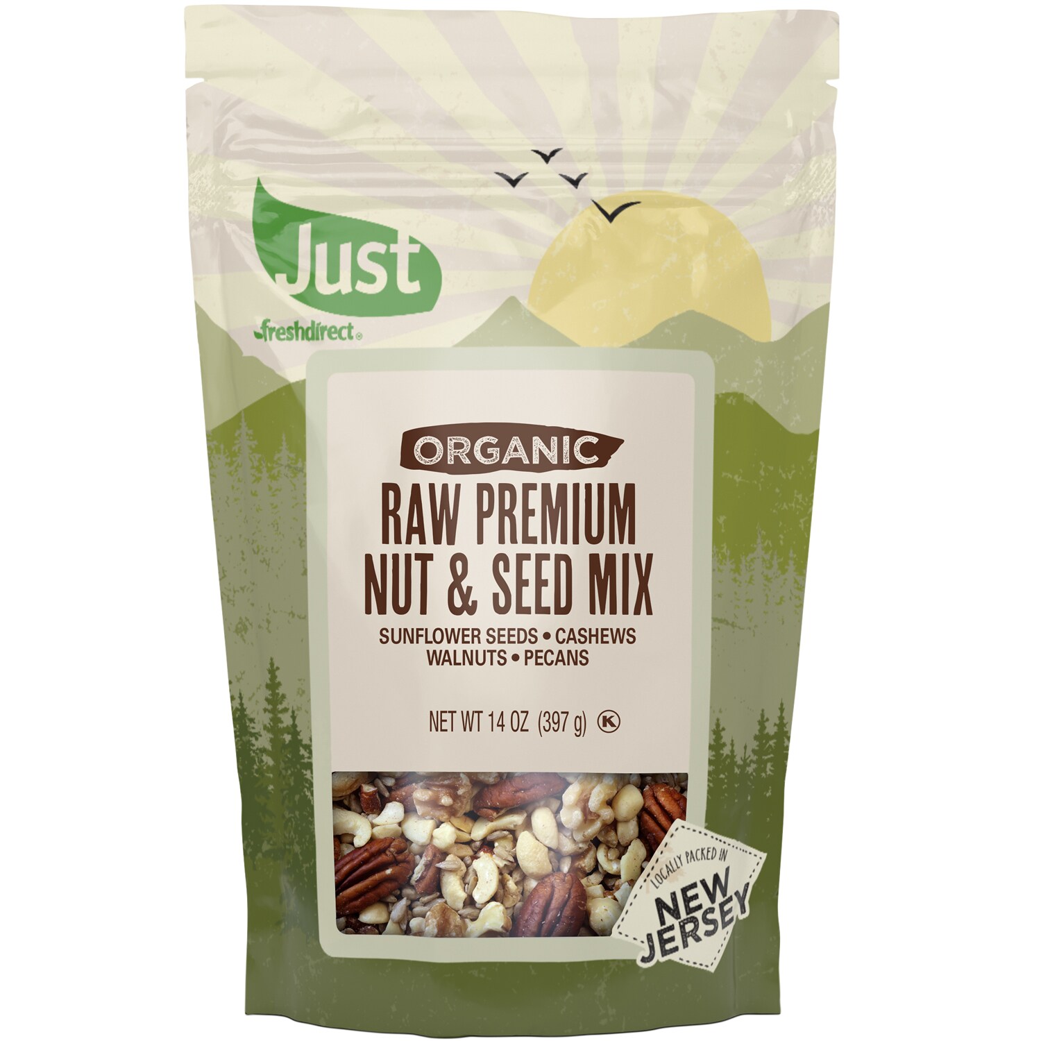 Just FreshDirect Organic Raw Premium Nut & Seed Mix