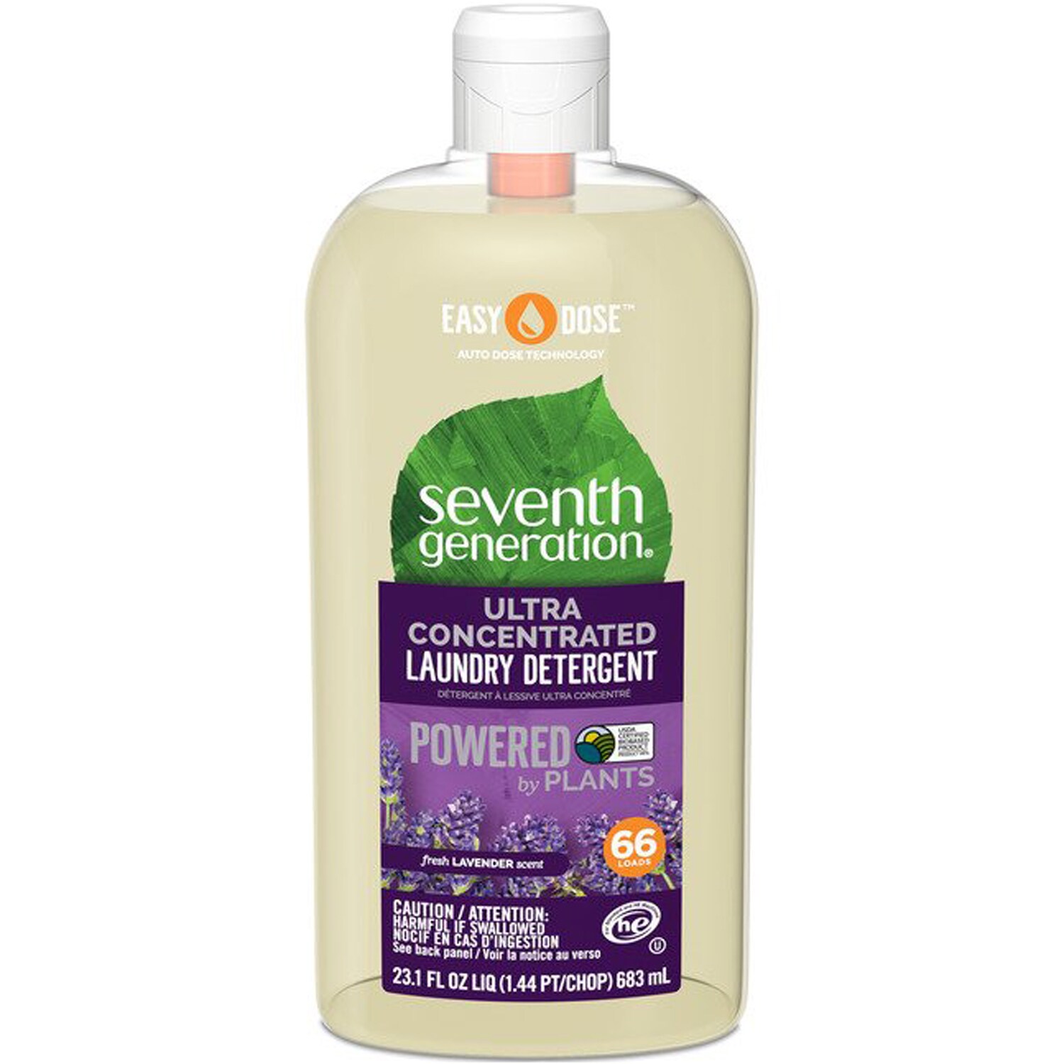 Seventh Generation EasyDose Ultra Concentrated Laundry Detergent, Fresh Lavender Scent 