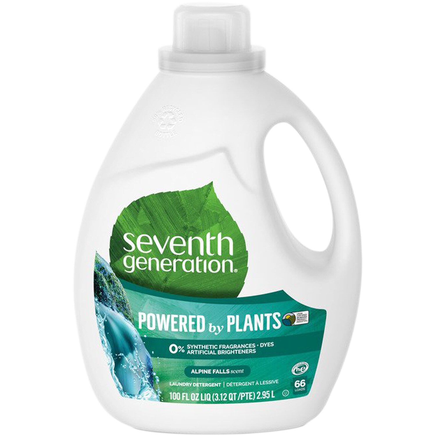 Seventh Generation Liquid Laundry Detergent, Alpine Falls Scent 