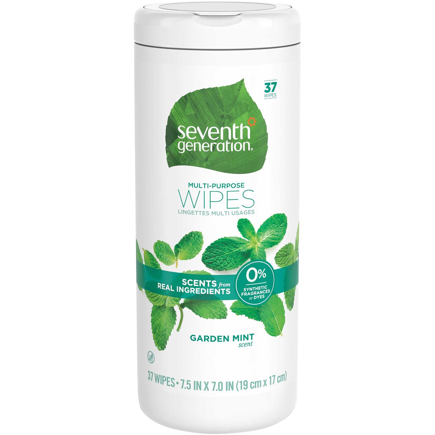 Seventh Generation Multi-Purpose Wipes, Garden Mint Scent
