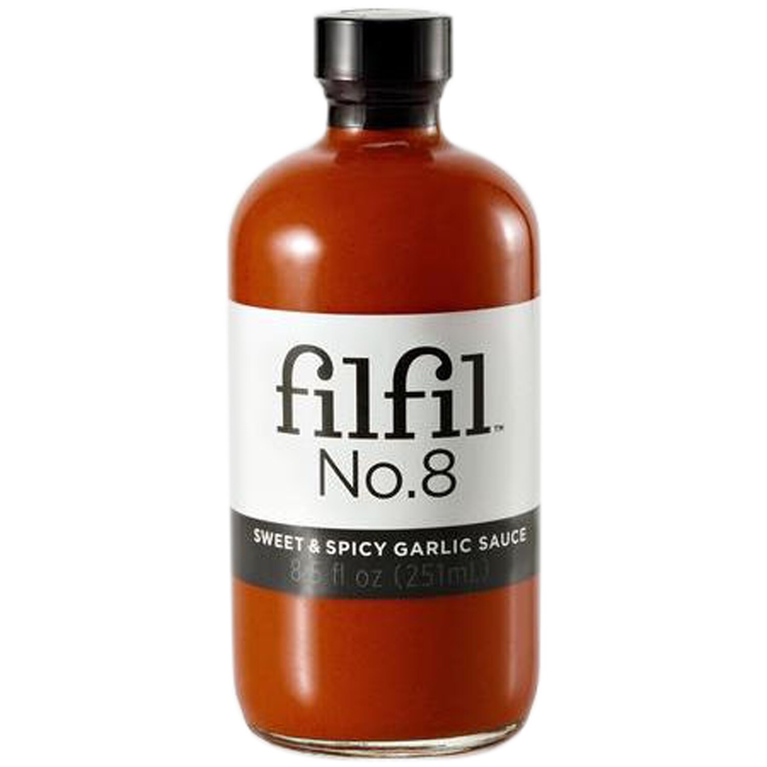 Filfil Foods No.8, Sweet & Spicy Garlic Hot Sauce