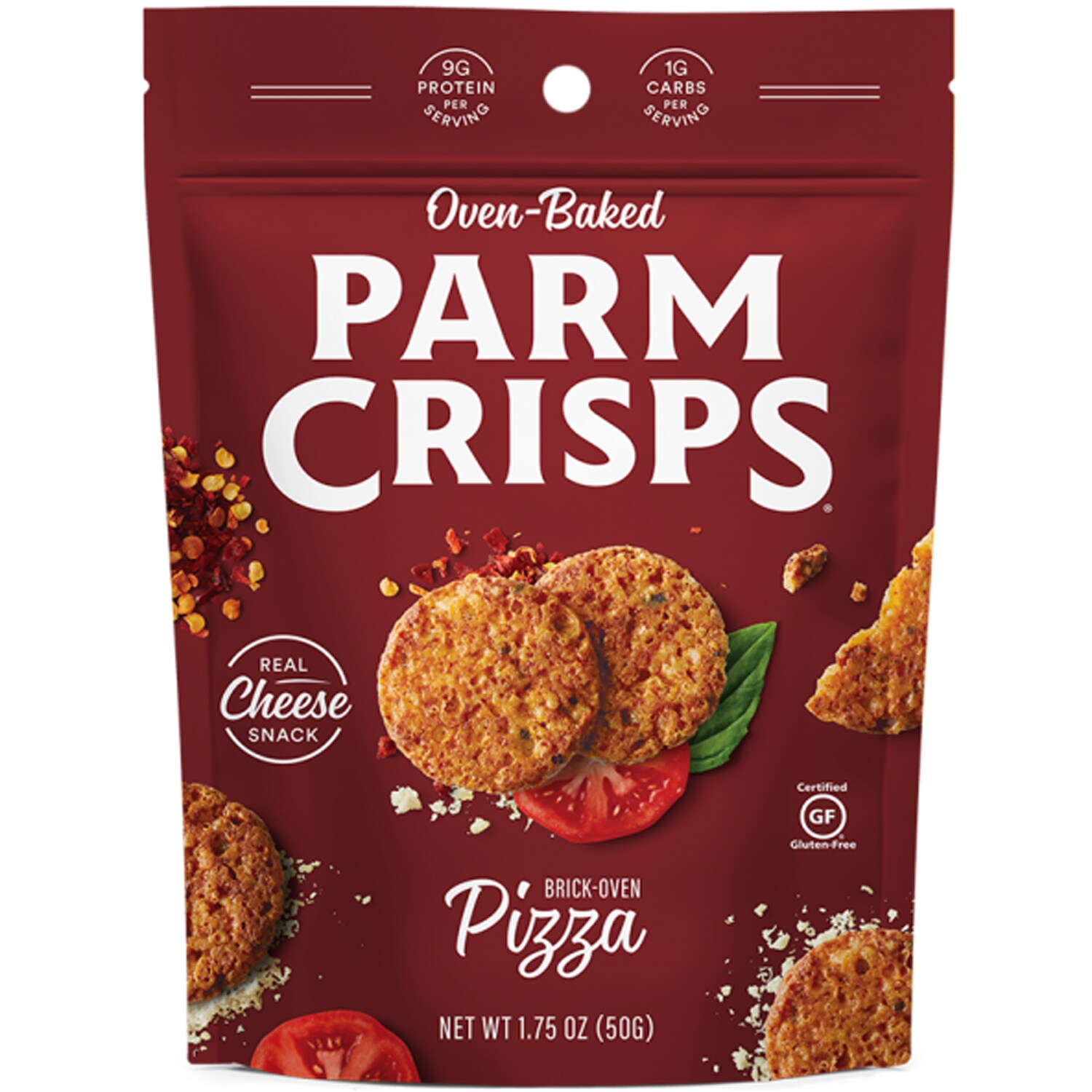 Parm Crisps Oven-Baked Cheese Snack, Brick-Oven Pizza