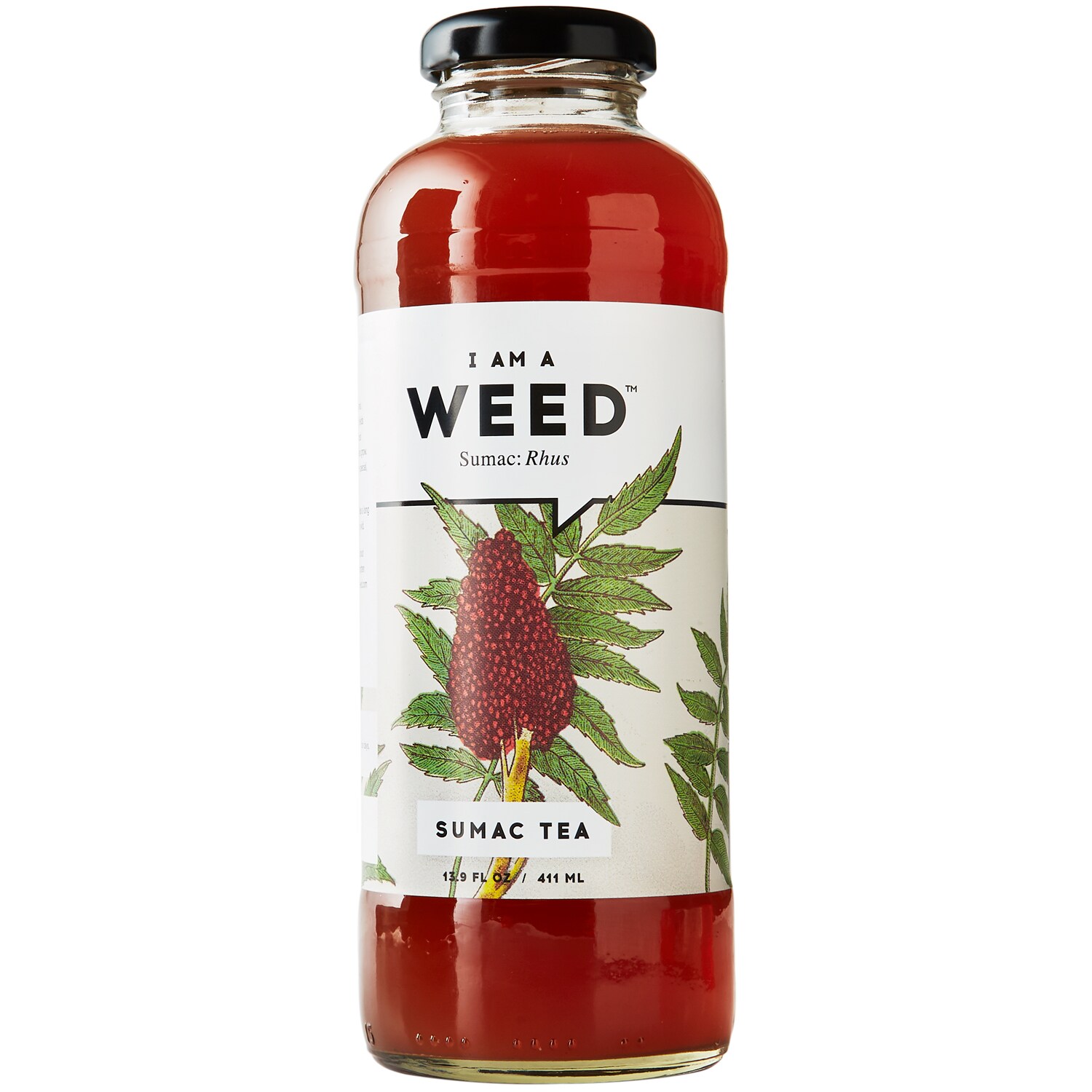 I Am A Weed Sumac Tea, Glass Bottle