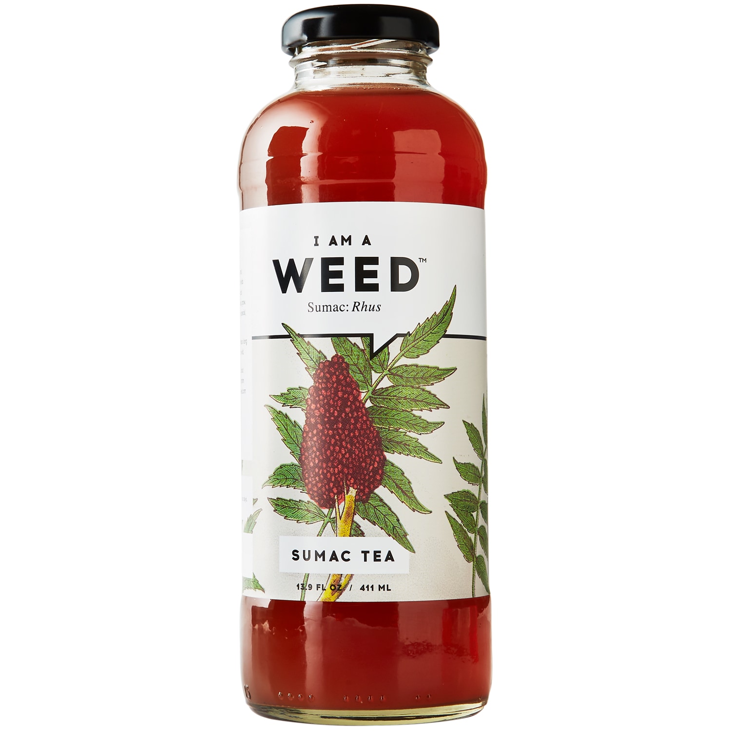 I Am A Weed Sumac Tea, Glass Bottle