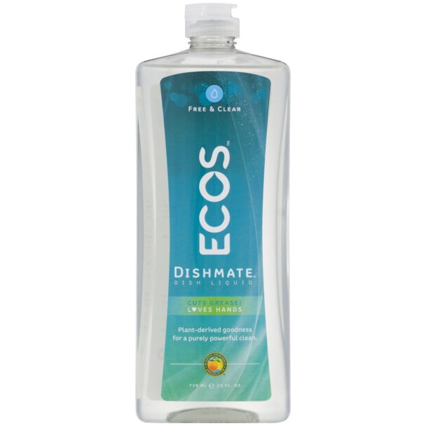 ECOS Dishmate Dish Liquid, Free & Clear