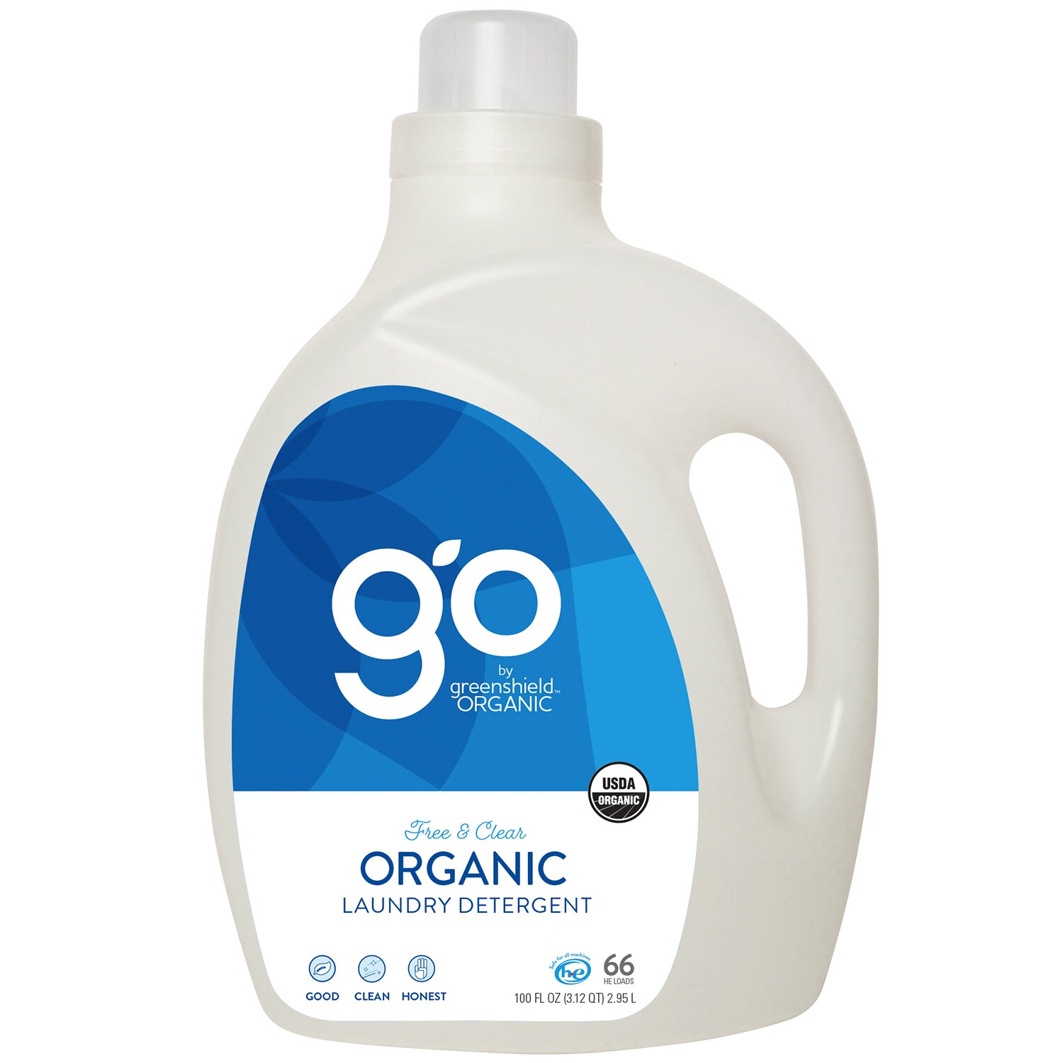 Go by Greenshield Organic Liquid Laundry Detergent, Free & Clear