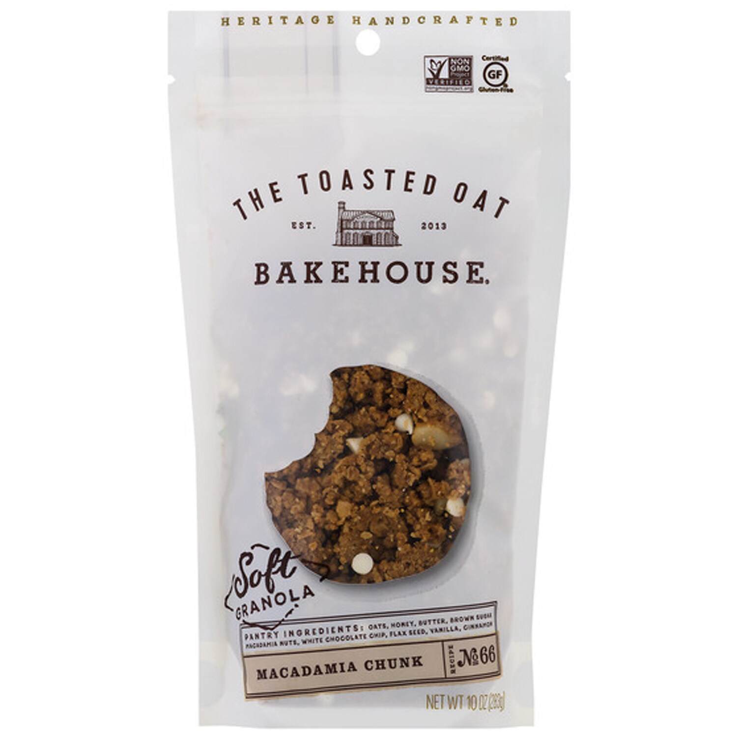 The Toasted Oat Soft Granola, Macadamia Chunk