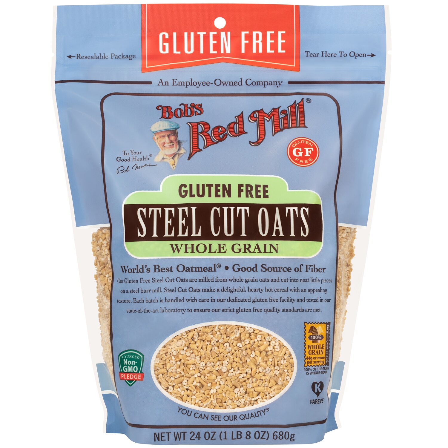 Bob's Red Mill Gluten Free Whole Grain Steel Cut Oats