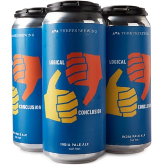 Threes Brewing Logical Conclusion IPA, Cans
