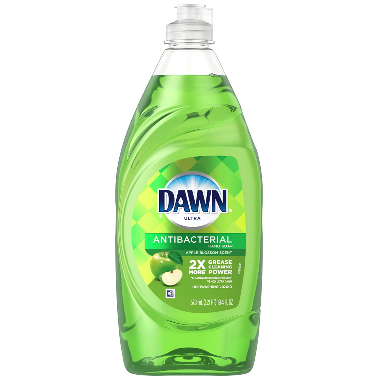 Dawn Ultra Antibacterial Dishwashing Liquid, Apple Blossom Scent