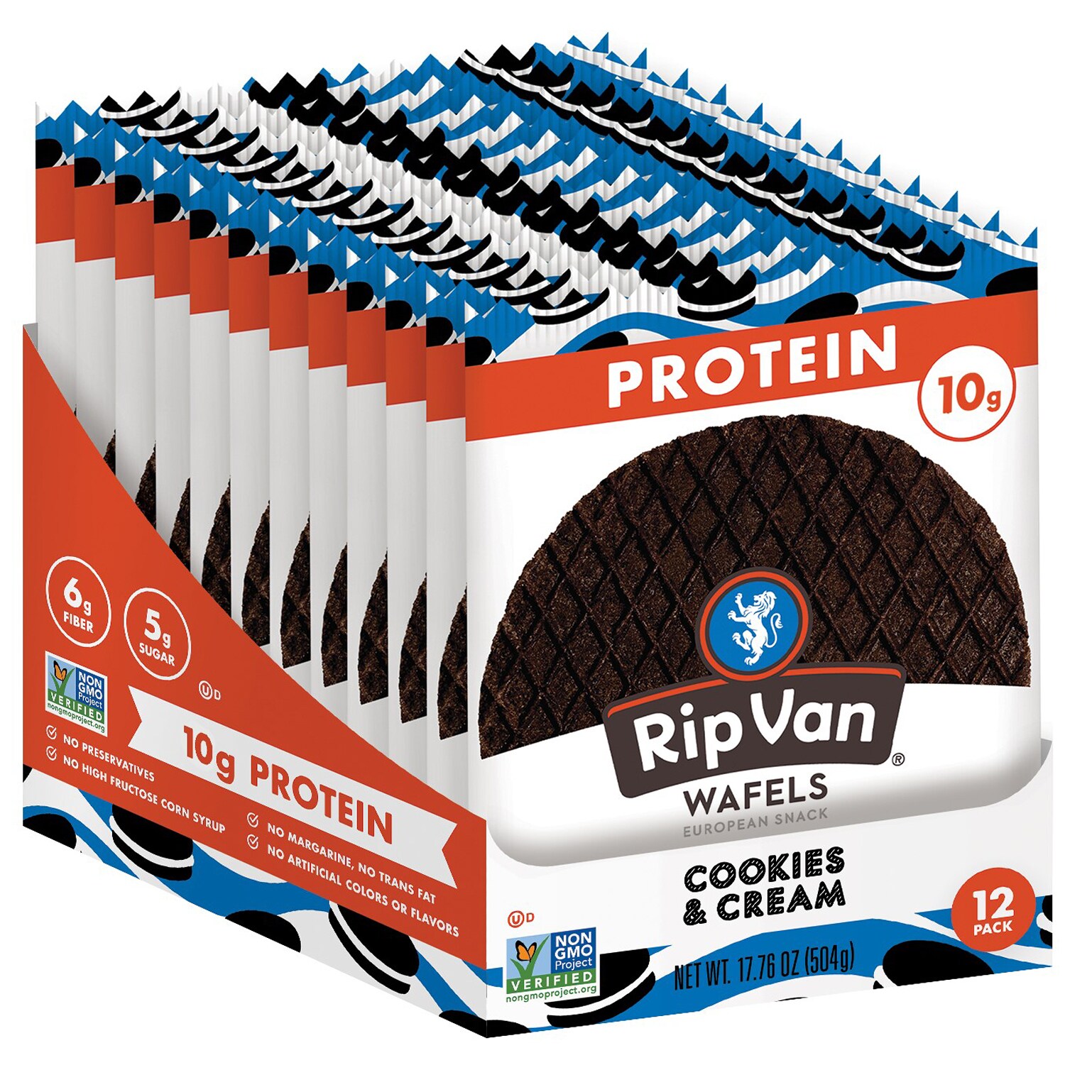 Rip Van Wafels, Cookies & Cream