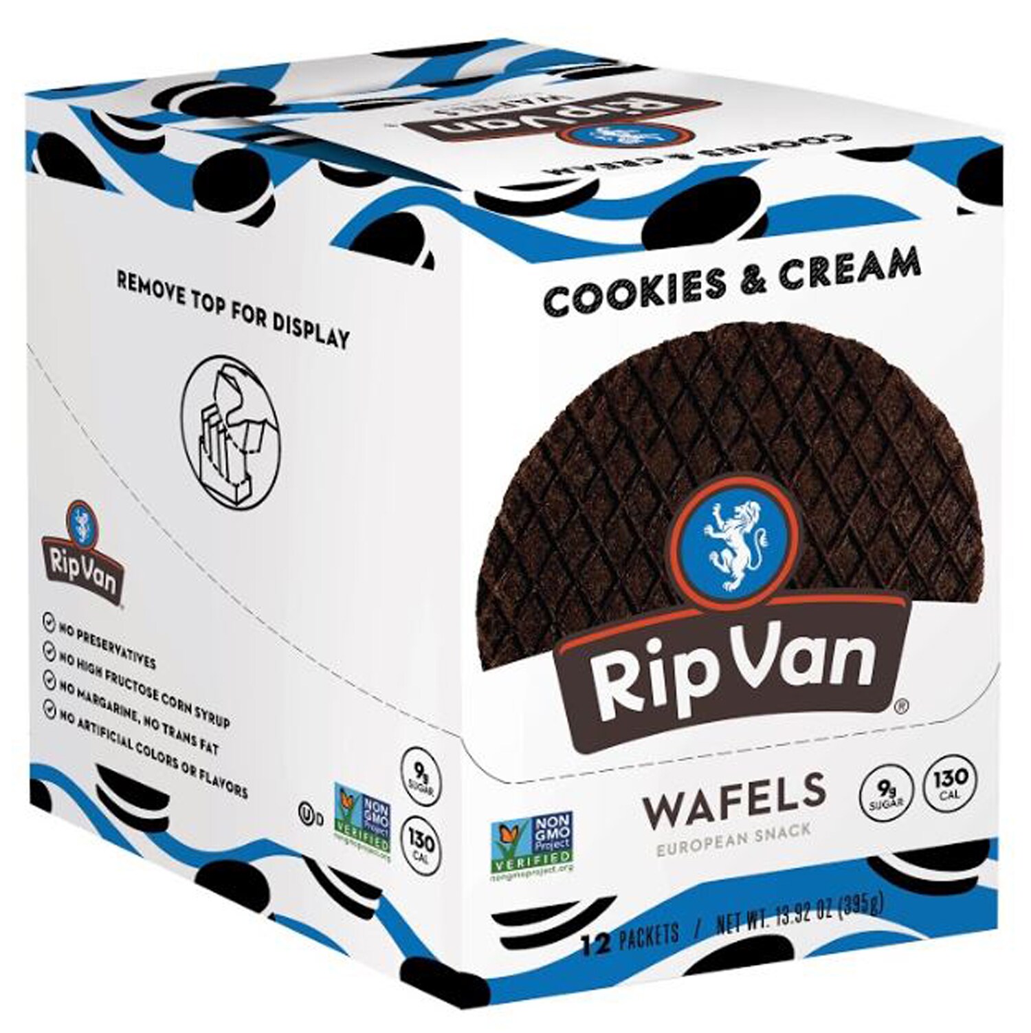 Rip Van Wafels, Cookies & Cream