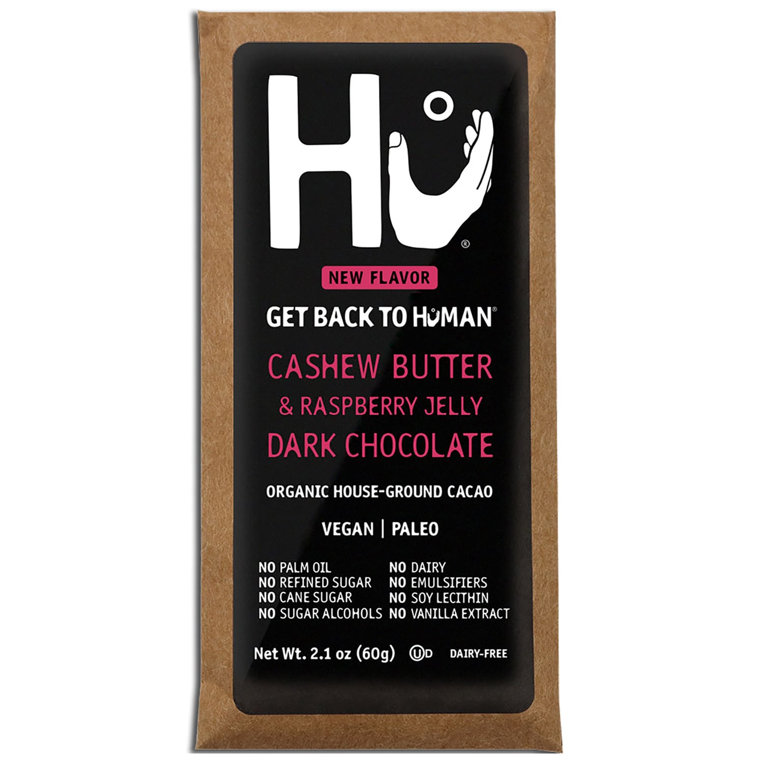 Hu Kitchen Dark Chocolate, Cashew Butter & Raspberry Jelly