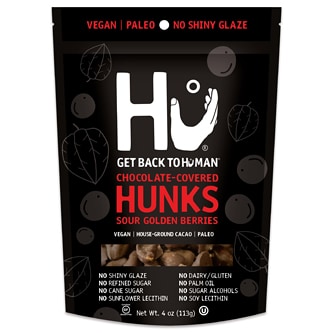 Hu Kitchen Chocolate-Covered Hunks, Sour Golden Berries