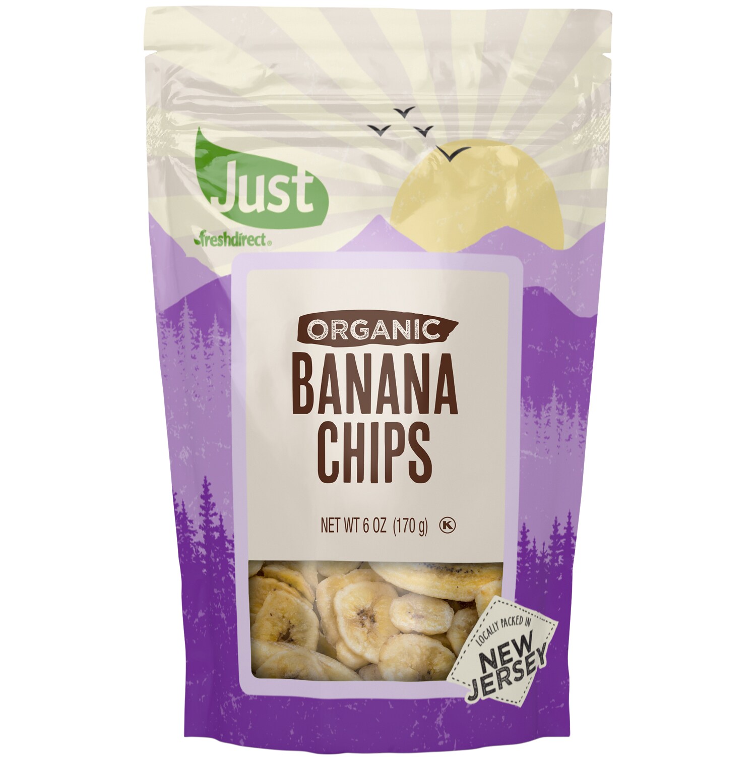 Just FreshDirect Organic Banana Chips