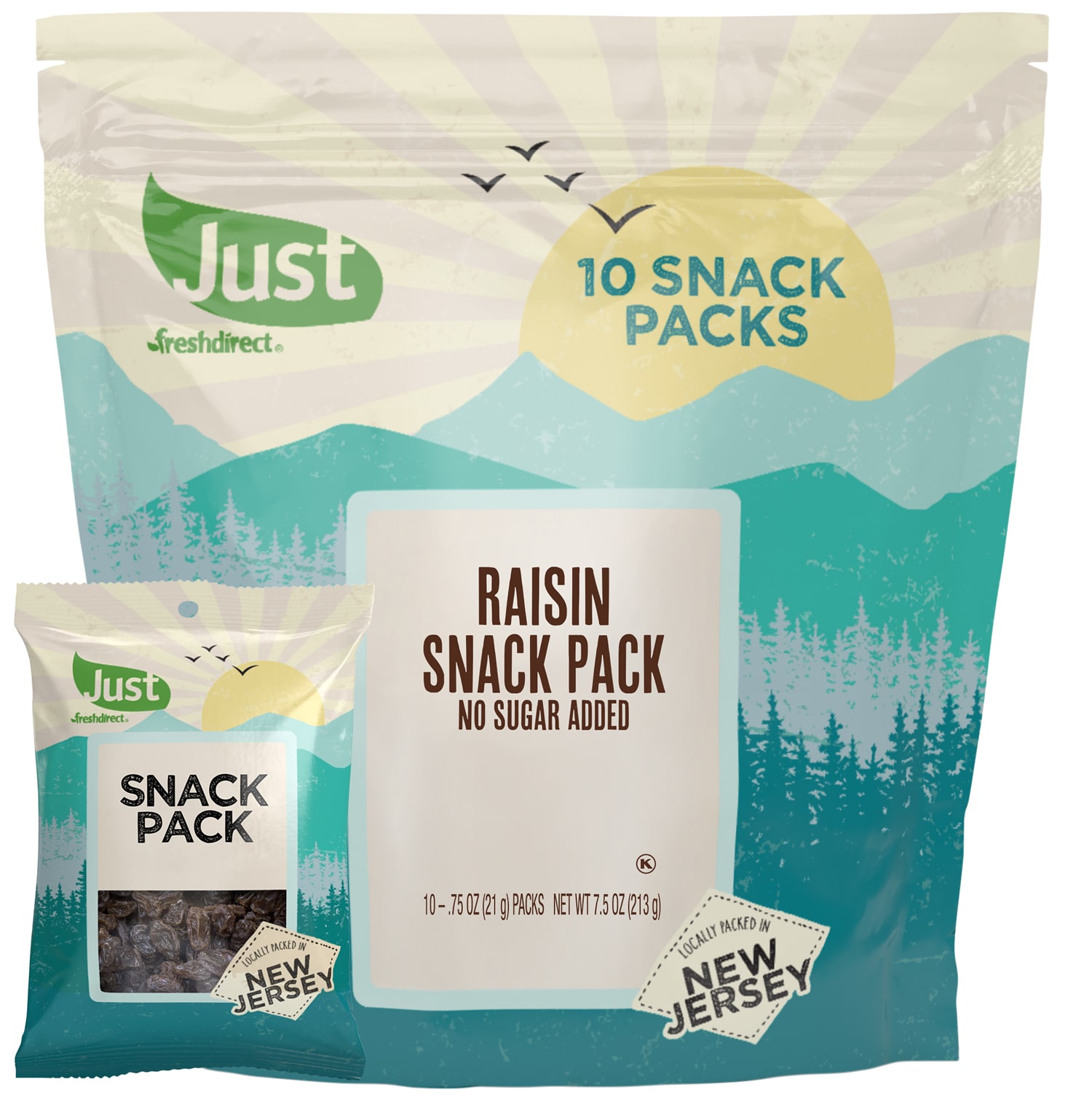 Just FreshDirect Raisin Snack Packs