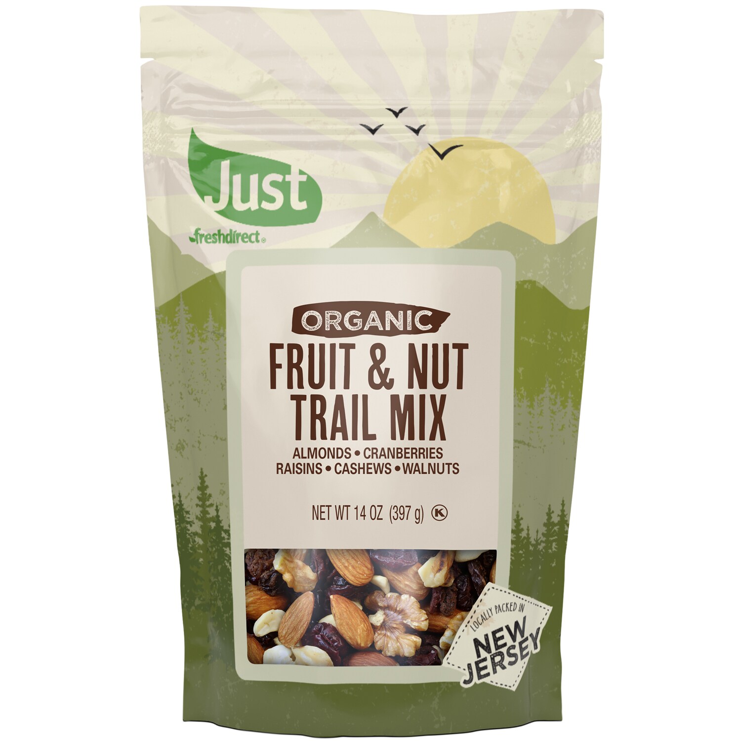Just FreshDirect Organic Fruit & Nut Trail Mix