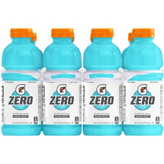 Gatorade Zero Sugar Thirst Quencher Sports Drink, Glacier Freeze, Plastic Bottles