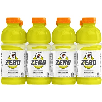 Gatorade Zero Sugar Thirst Quencher Sports Drink, Lemon-Lime, Plastic Bottles