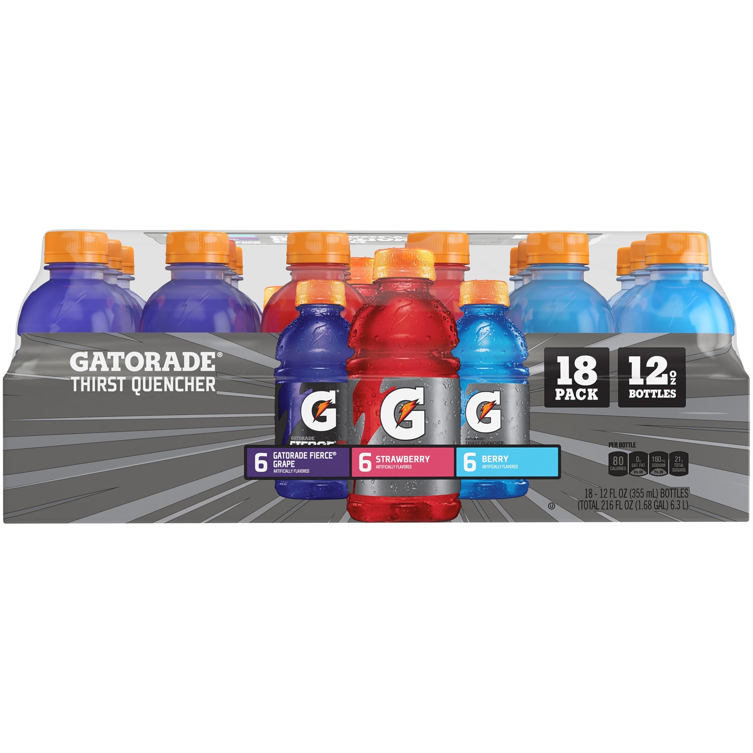 Gatorade All Stars Thirst Quencher Sports Drink, Variety Pack, Plastic Bottles