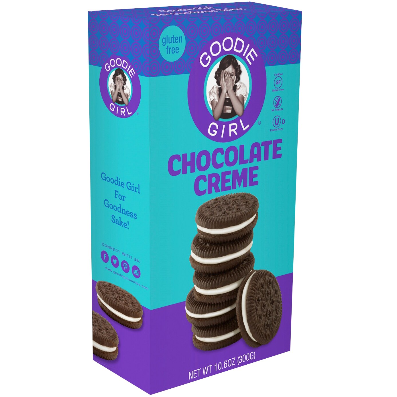 Goodie Girl Gluten Free Sandwich Cookies, Chocolate Creme