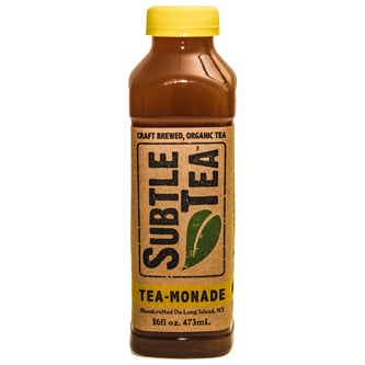 Subtle Tea Craft Brewed Organic Tea, Tea-Monade, Plastic Bottle