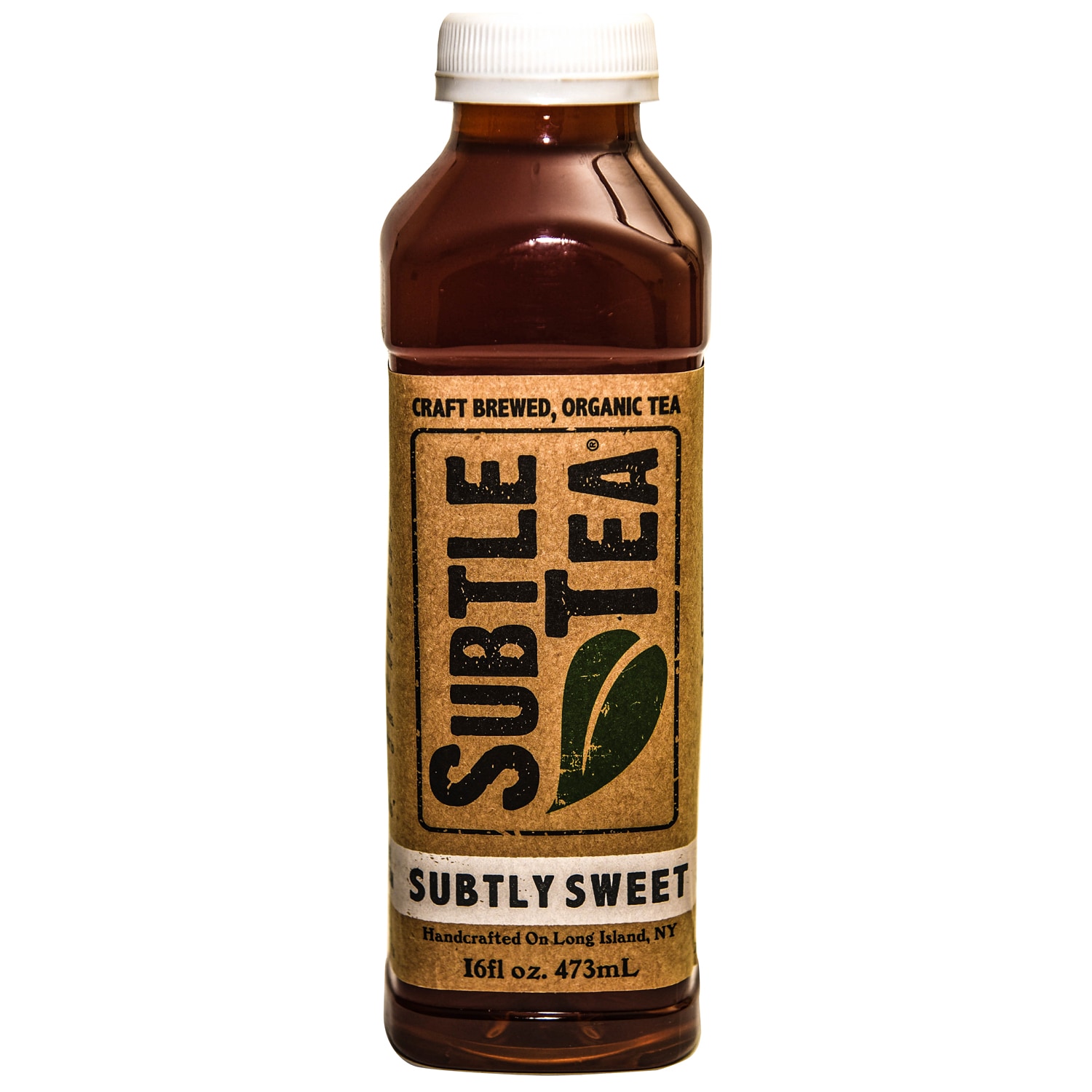 Subtle Tea Craft Brewed Organic Tea, Subtly Sweet, Plastic Bottle
