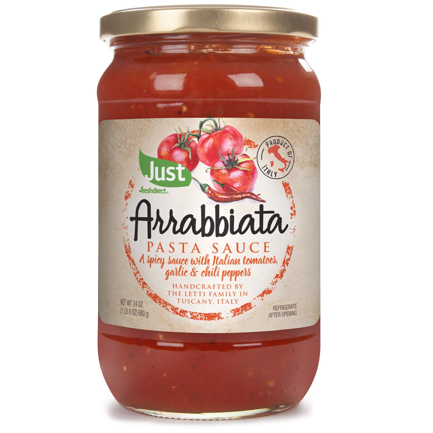 Just FreshDirect Arrabbiata Pasta Sauce