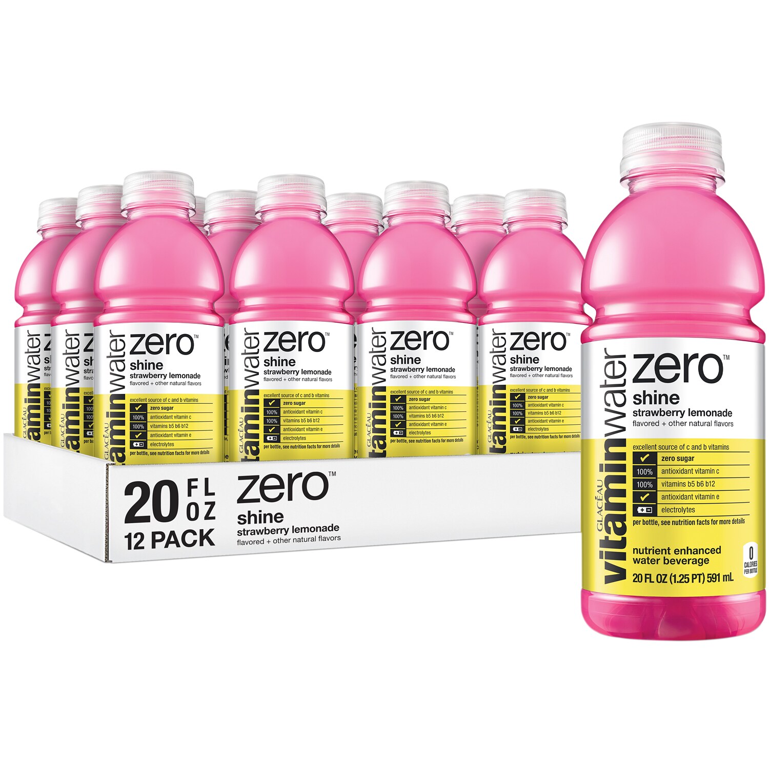 Vitamin Water Zero Strawberry Lemonade Nutrition Facts Blog Dandk