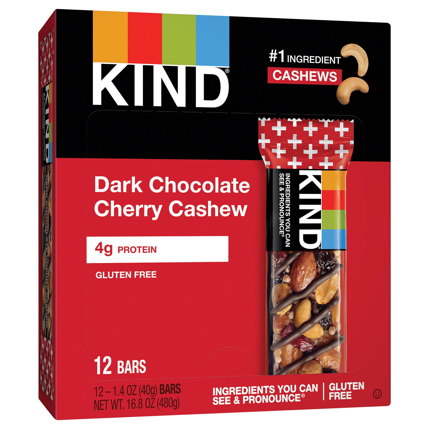 KIND Bars, Dark Chocolate Cherry Cashew