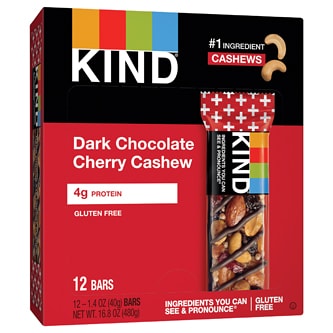 KIND Bars, Dark Chocolate Cherry Cashew
