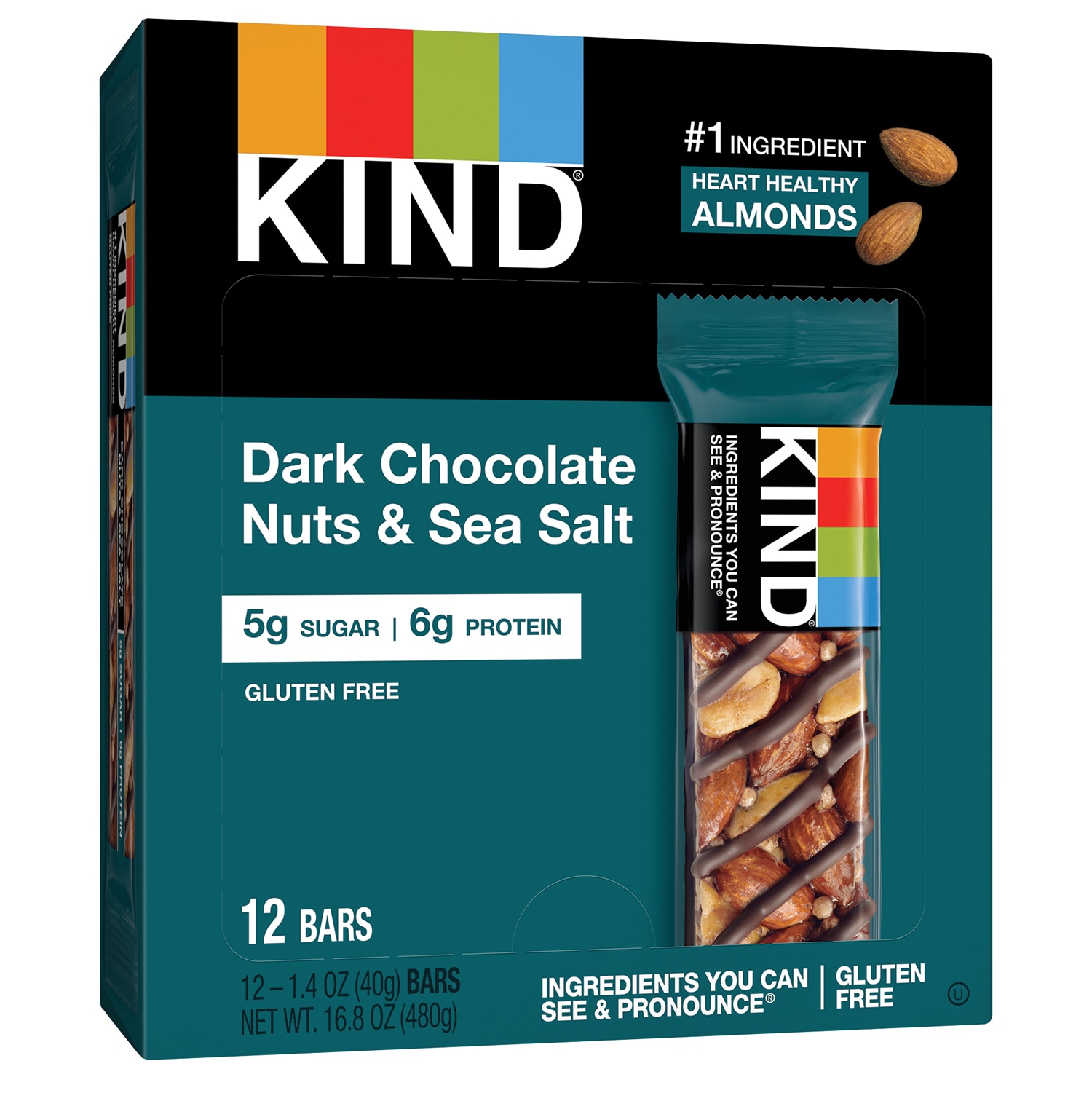 KIND Bars, Dark Chocolate Nuts & Sea Salt