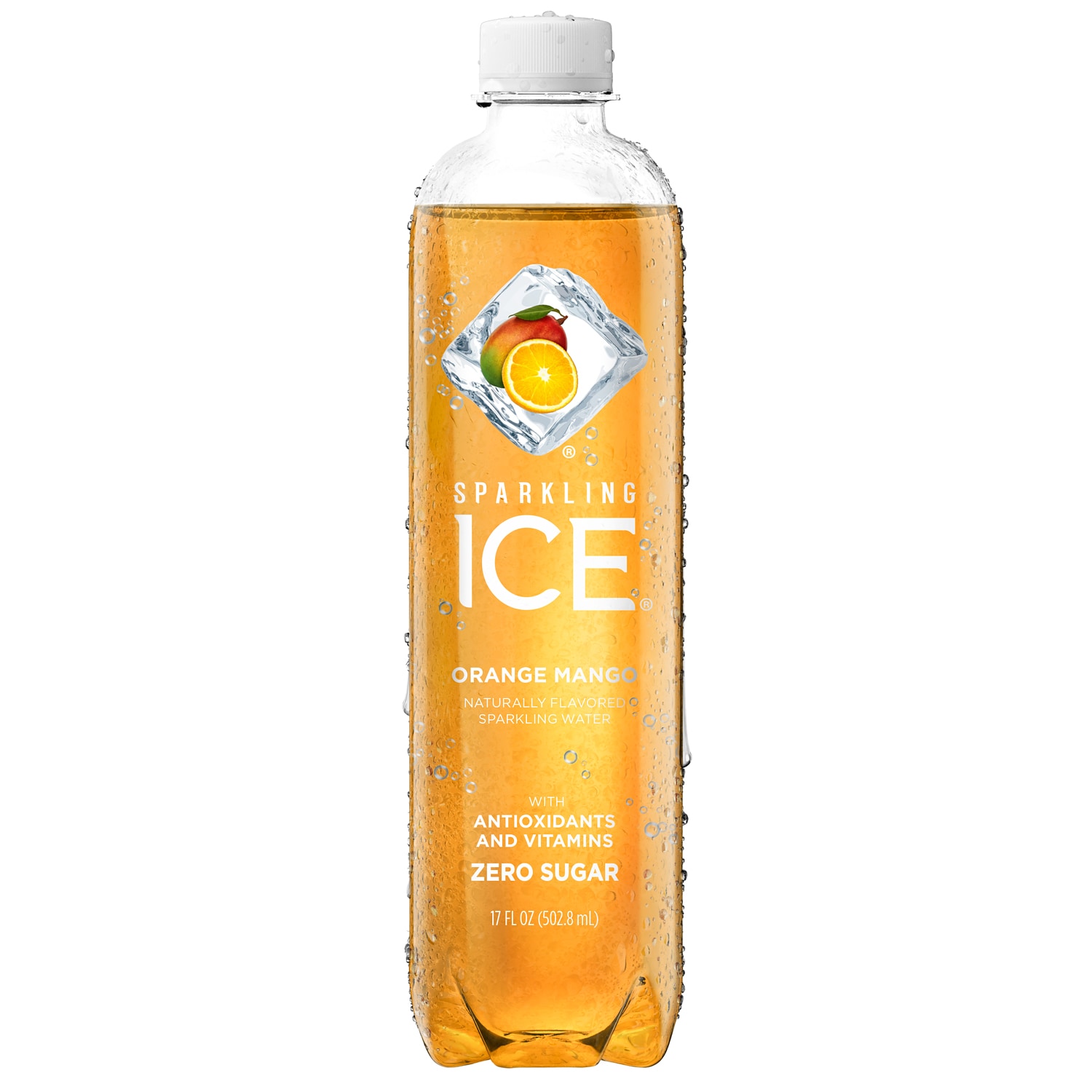Sparkling Ice Sparkling Water, Orange Mango, Plastic Bottle