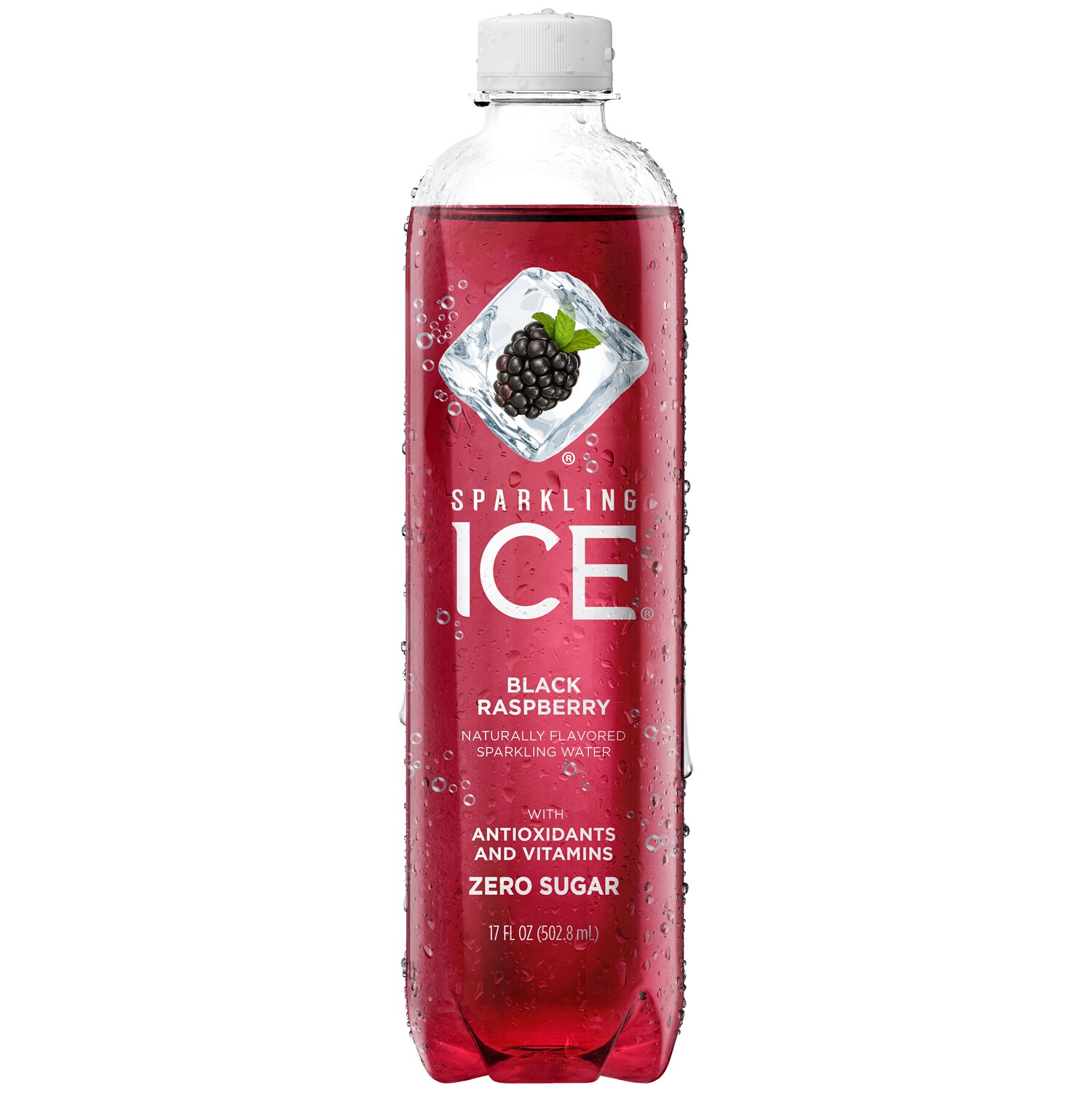 Sparkling Ice Sparkling Water, Black Raspberry, Plastic Bottle