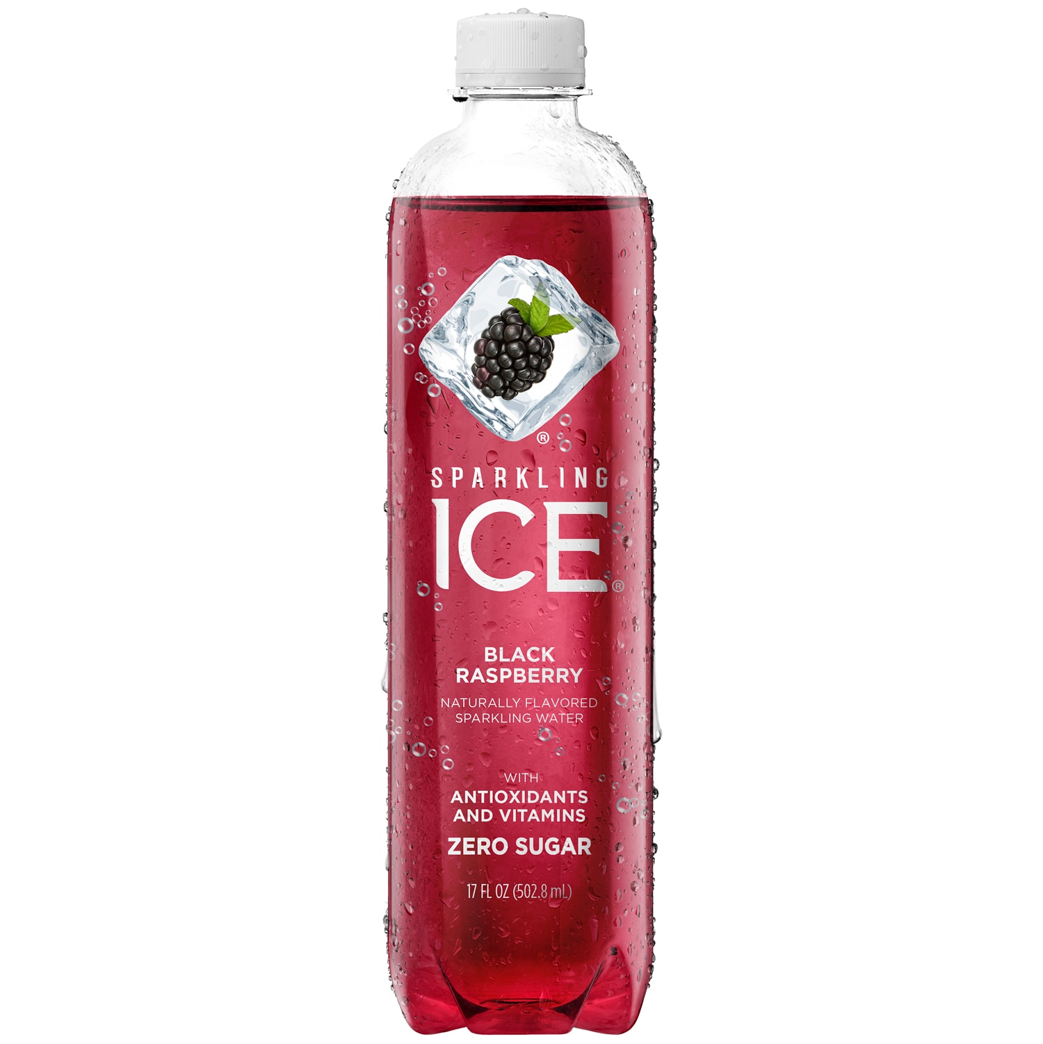 Sparkling Ice Sparkling Water, Black Raspberry, Plastic Bottle