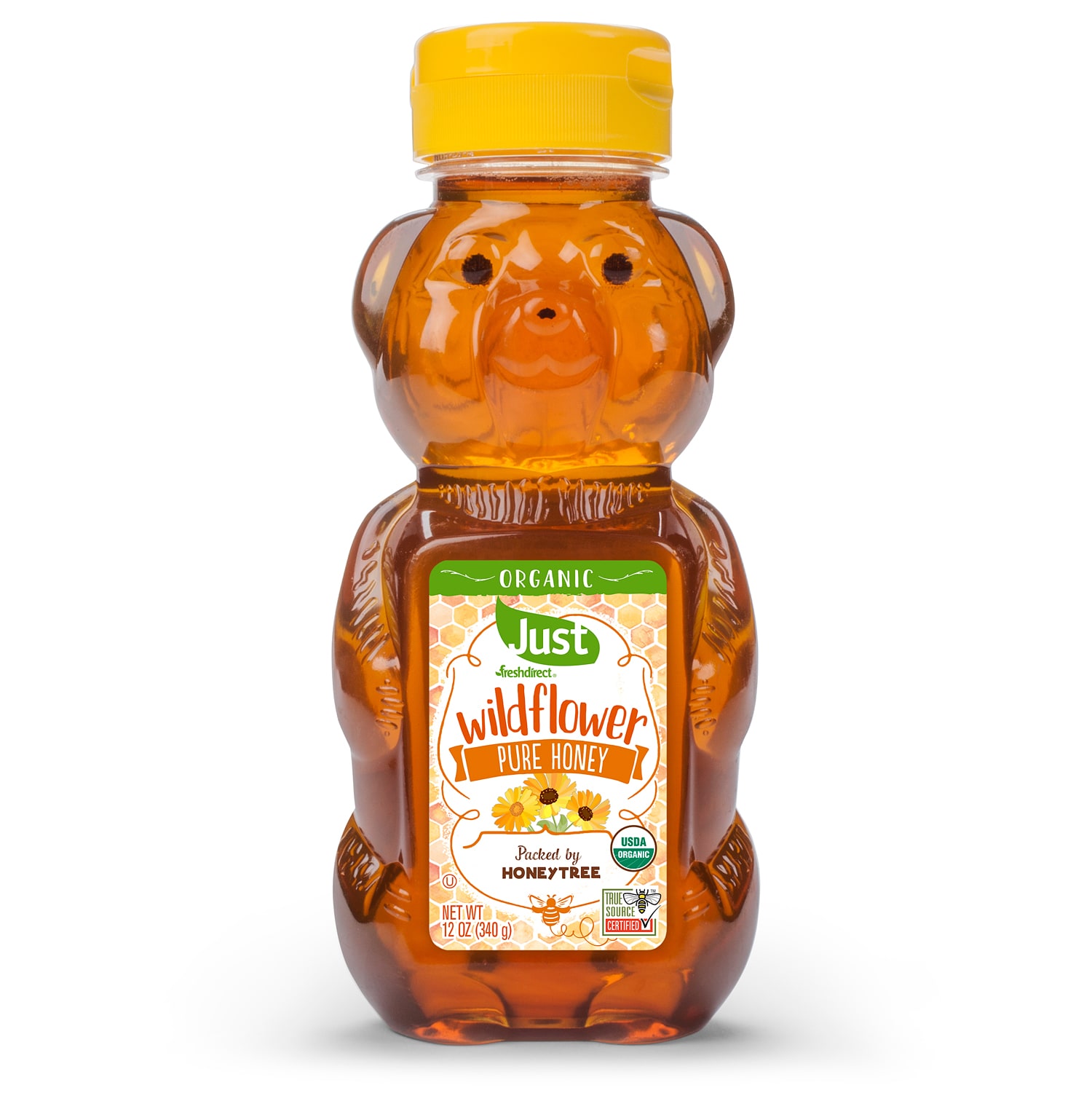 Just FreshDirect Organic 100% Pure Honey Bear, Wildflower