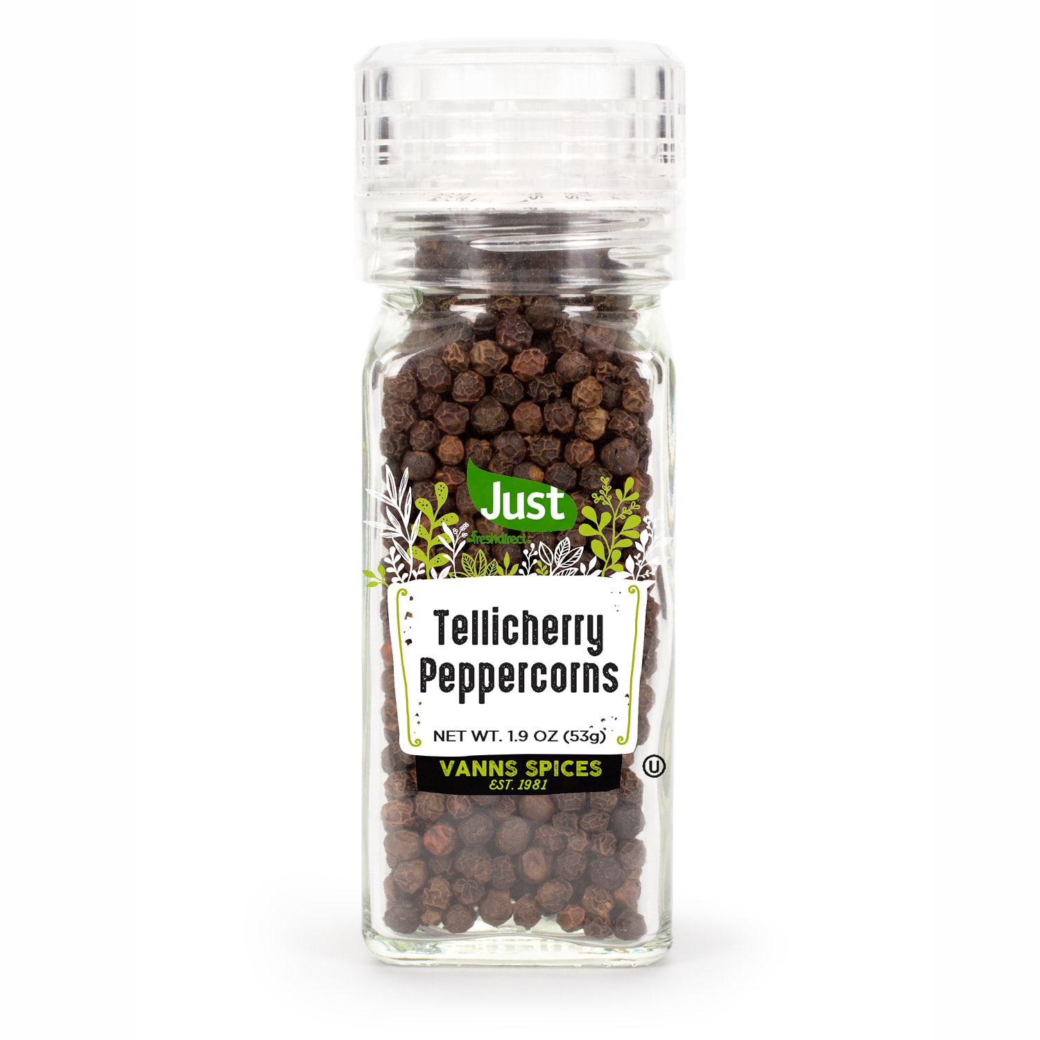 Just FreshDirect Tellicherry Peppercorn Grinder