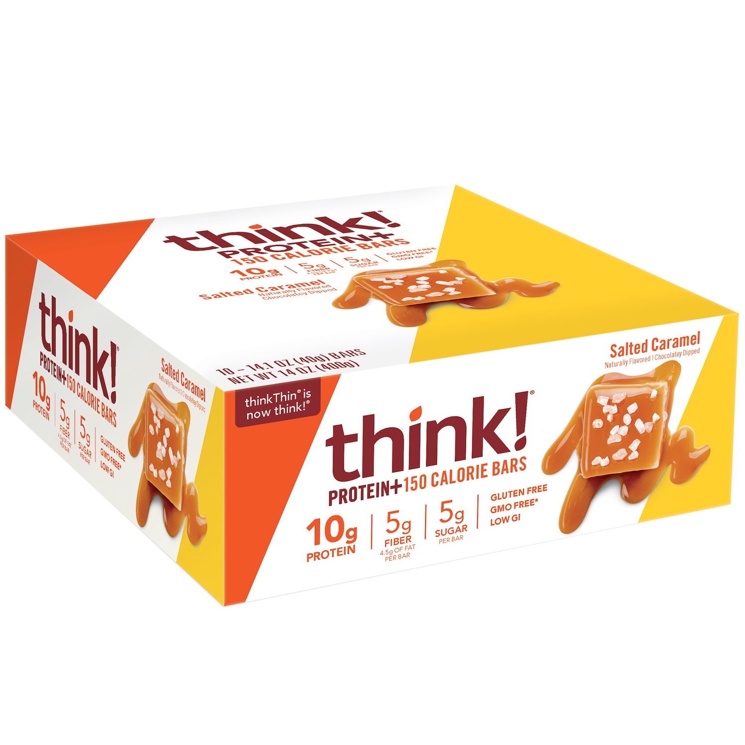 Think! Protein+ Bars, Salted Caramel