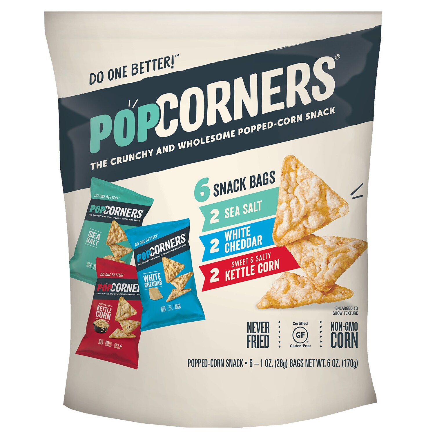 PopCorners Popped Corn Chips, Variety Pack