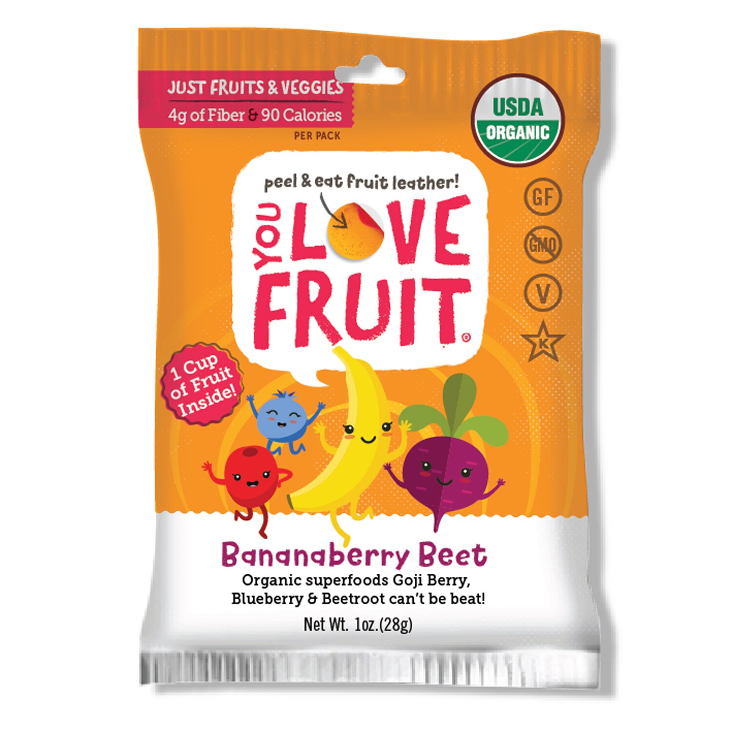 You Love Fruit Handmade Fruit Leather, Bananaberry Beet