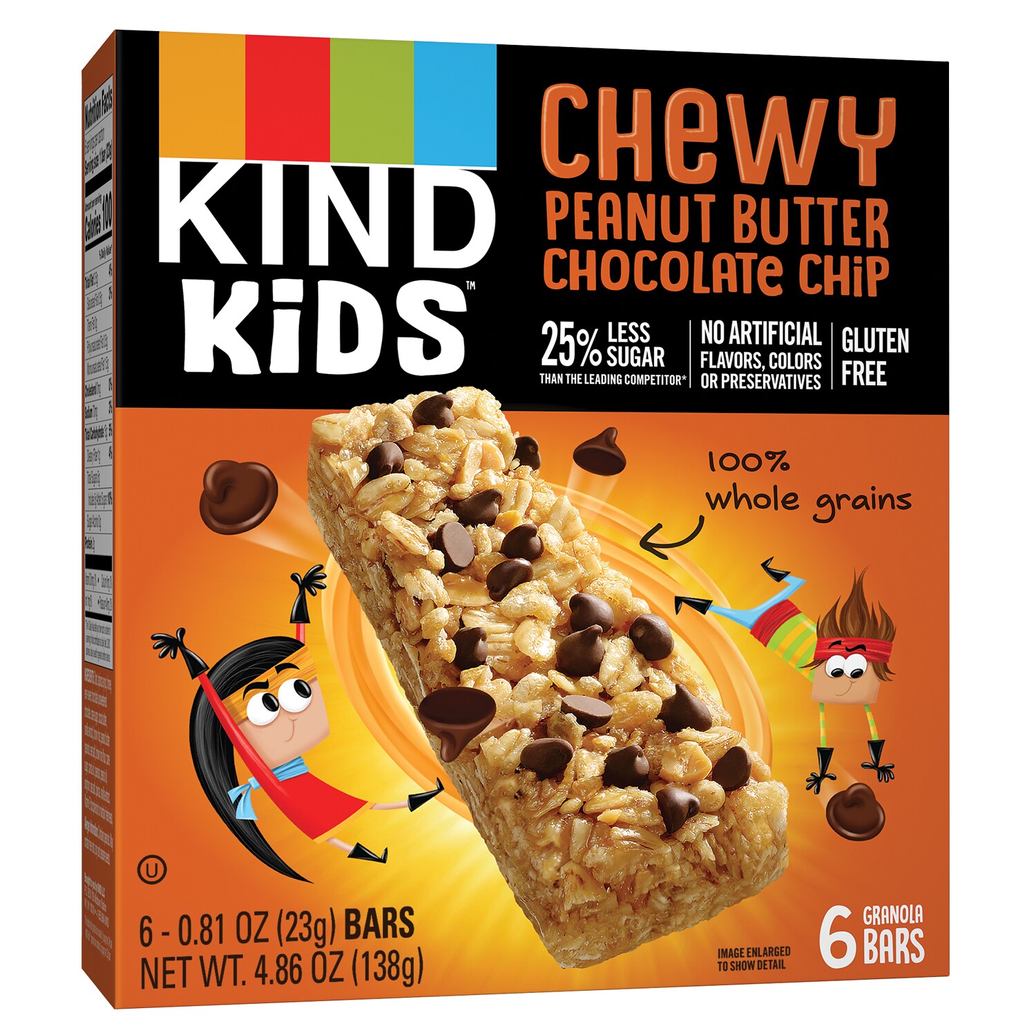 KIND Kids Chewy Granola Bars, Peanut Butter Chocolate Chip
