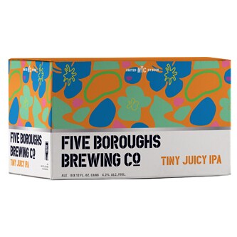 Five Boroughs Brewing Co. Tiny Juicy IPA, Cans