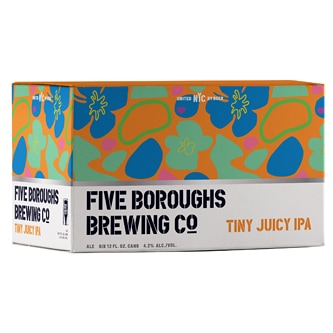 Five Boroughs Brewing Co. Tiny Juicy IPA, Cans