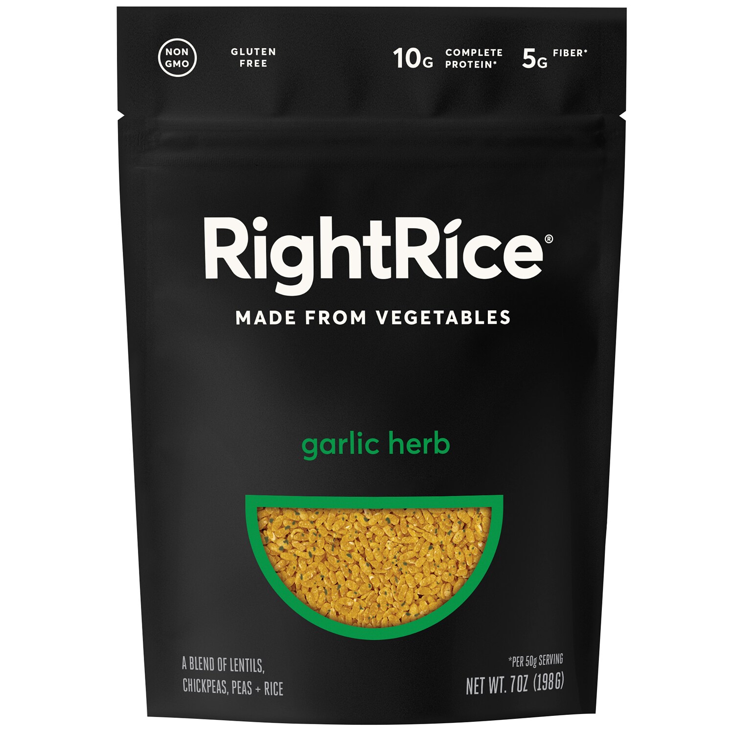 RightRice Rice Made from Vegetables, Garlic Herb
