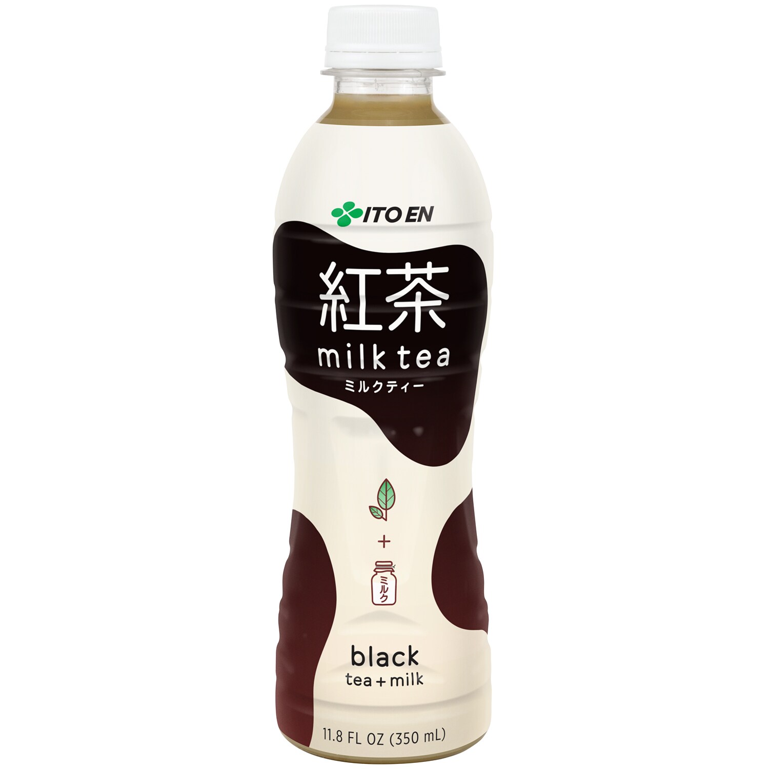 Ito En Milk Tea, Black, Plastic Bottle