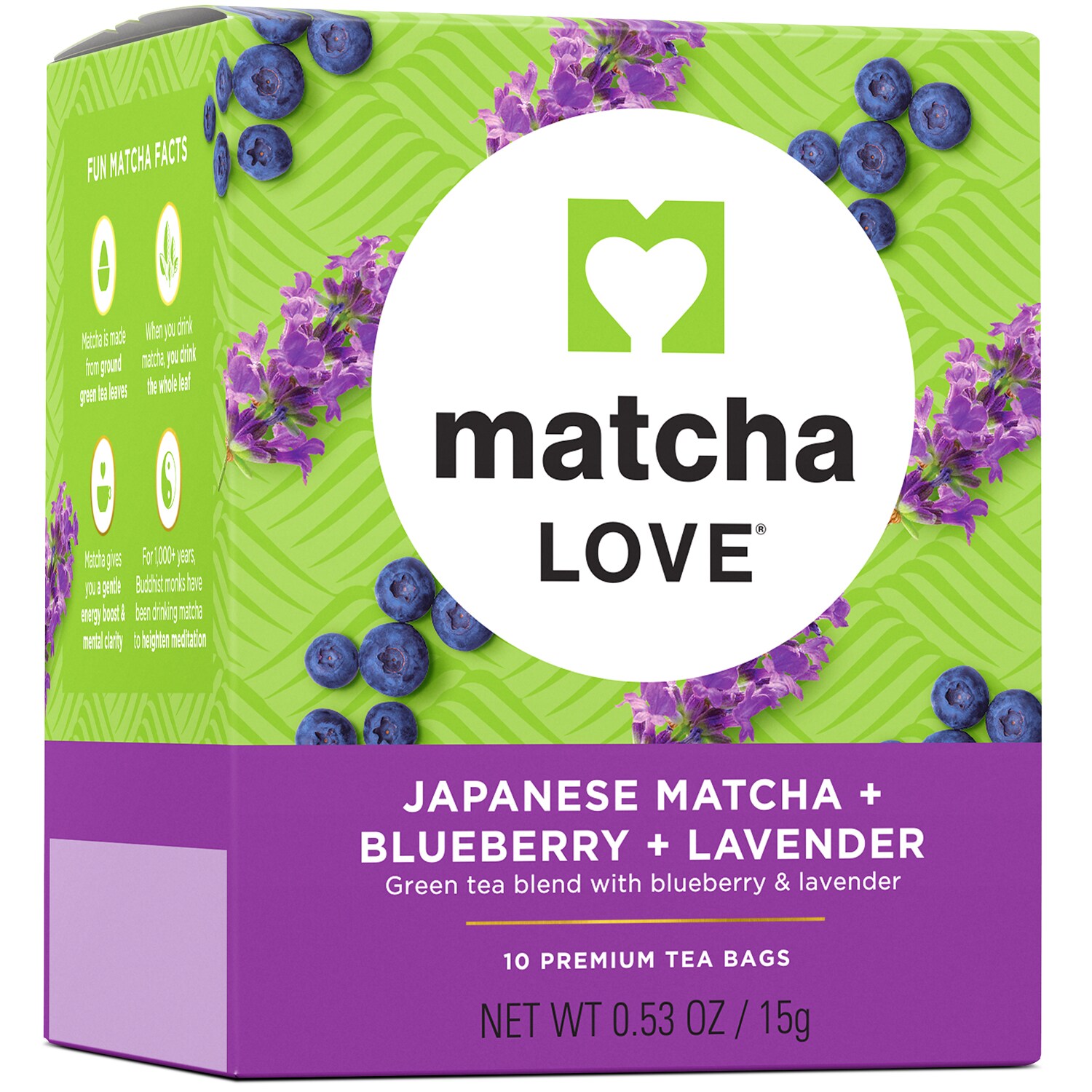 Ito En Matcha Love Tea, Japanese Matcha + Blueberry + Lavender